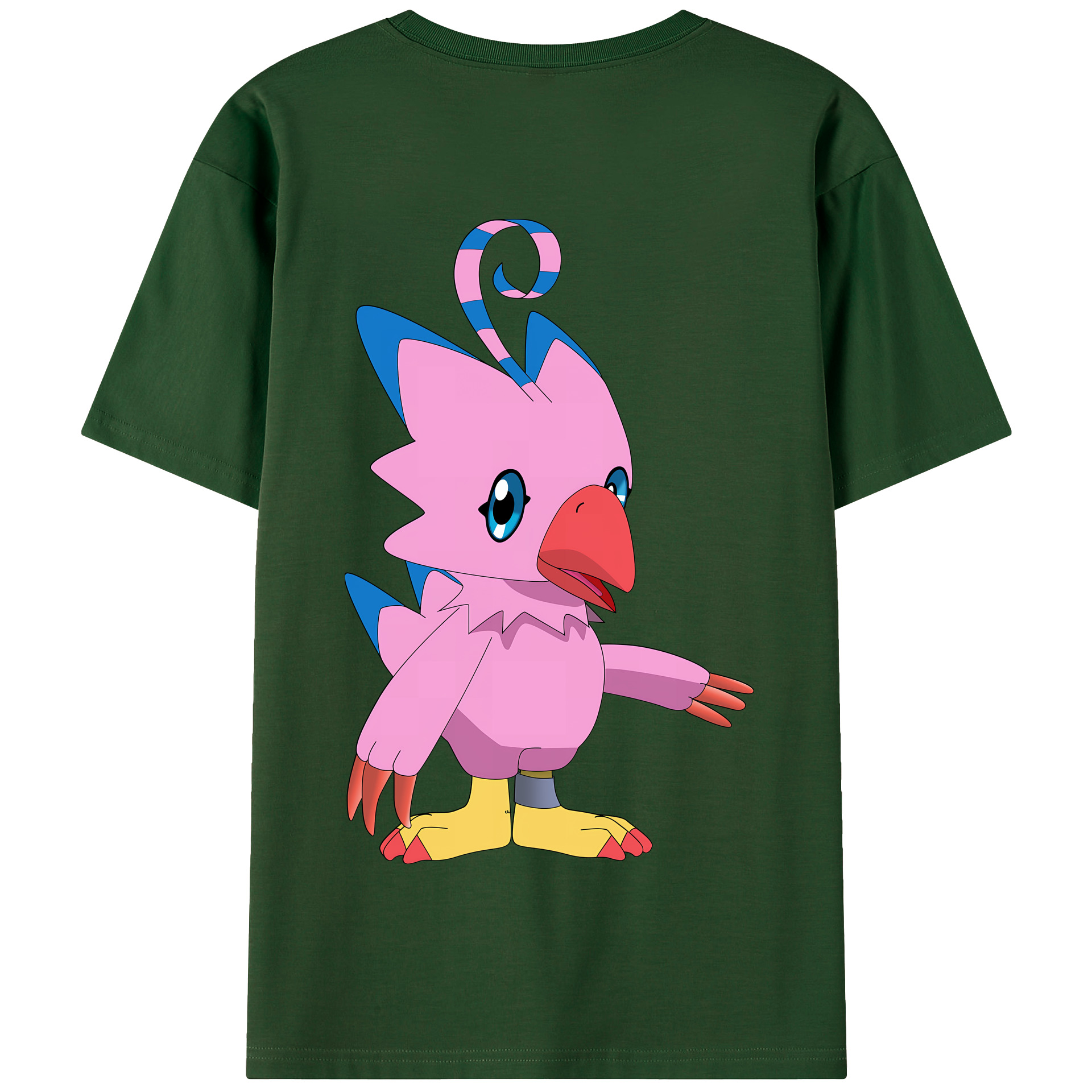 （画像用） Digimon デジタルモンスター/デジモン 綿100％半袖Tシャツ（背面プリント）